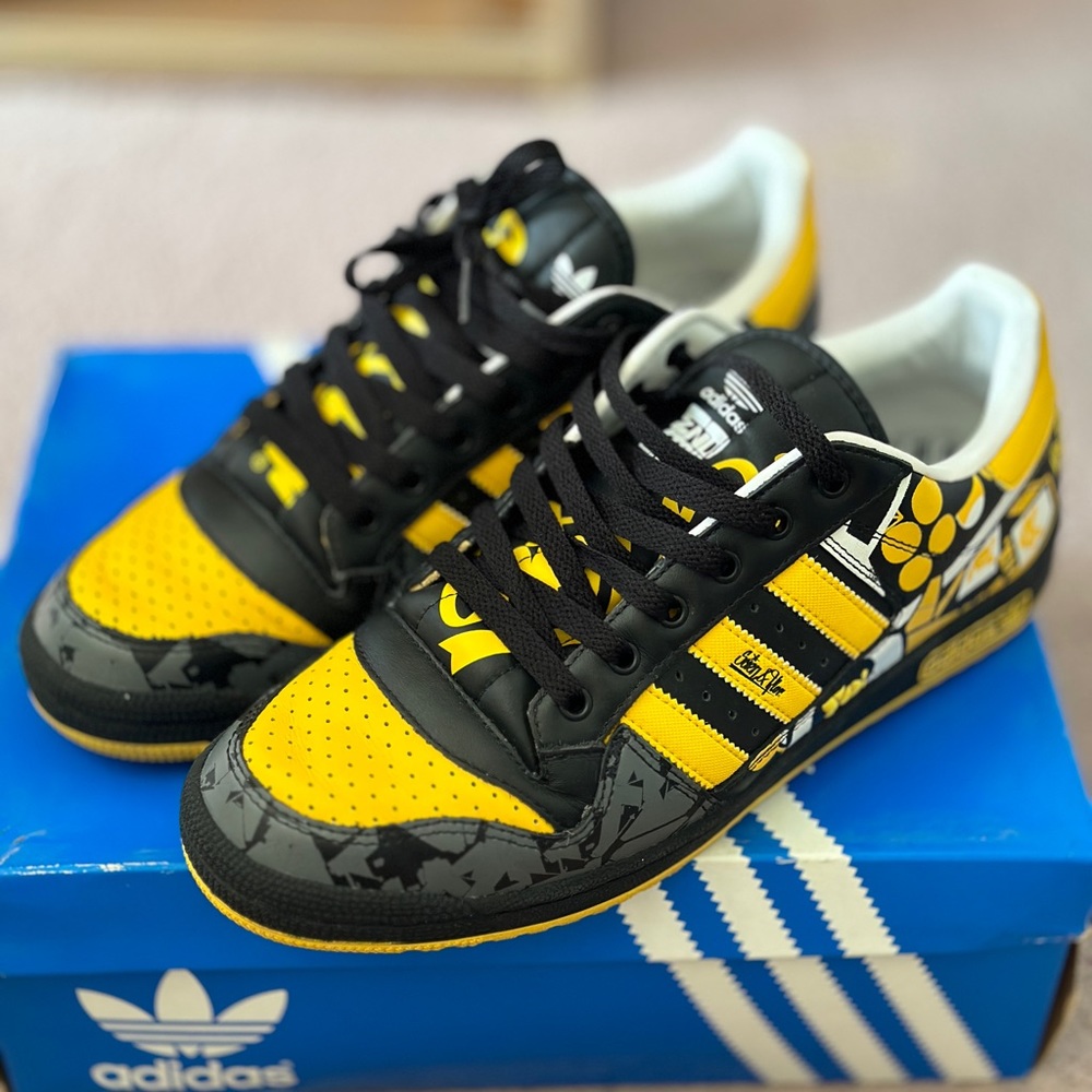 Adidas Original E2E Decade Low Scien & Core yellow, black, white sneakers